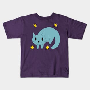 Floppy cat blue Kids T-Shirt